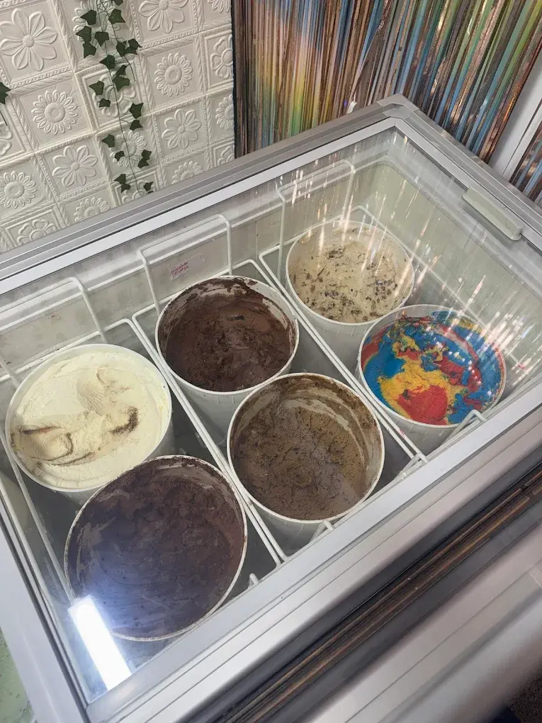 Creamy ice cream sundae at Blissful Shakes and Scoops in Saskatoon, SK