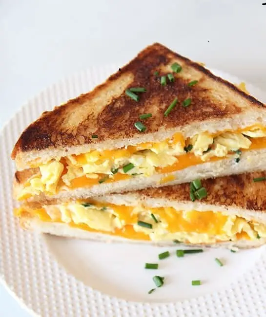 Egg Sandwich at Blissful Shakes and Scoops in Saskatoon, SK